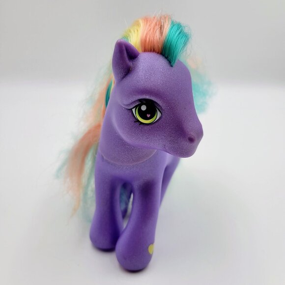 My Little Pony Peach Surprise 2002 G3 MLP Purple Butterfly Hasbro Toy Read - Picture 3 of 10